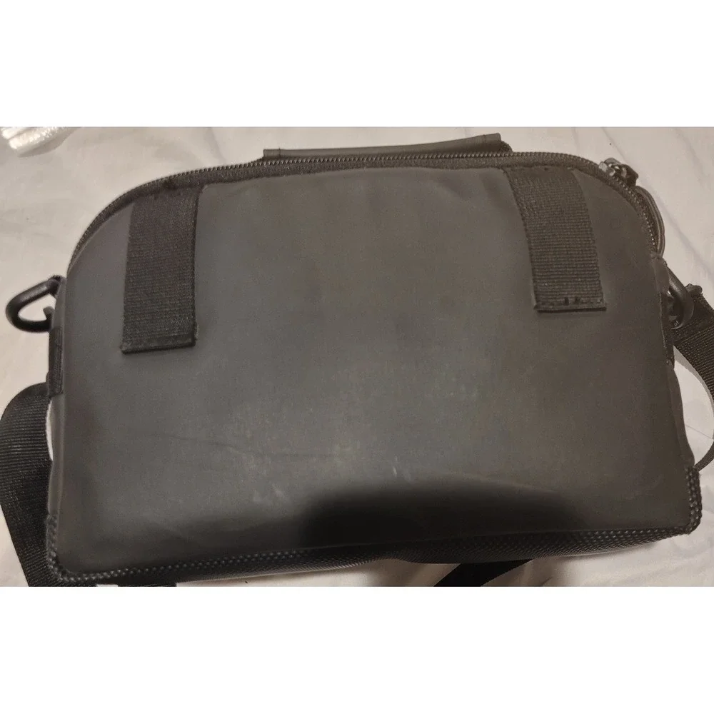 Canon Black Nylon Padded Camera Shoulder Bag with Strap & Accessory Compartments